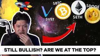 Monday Crypto and Bitcoin Livestream Still bullish Are we at the top [upl. by Necyrb]