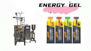 VFFS Energy gel packing machine  power gel shaped sachet packaging machinery [upl. by Aziram]