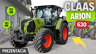 CLAAS ARION 630  większa wersja Ariona  Prezentacja  test ciągnika [upl. by Ioyal]