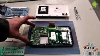 Smart Pad 700 3G Mediacom Tablet  Sostituzione scheda WiFi  Repair wifi card [upl. by Nobe]