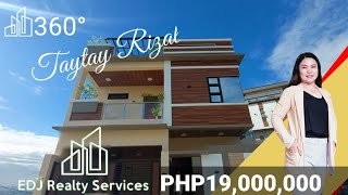 HLT034 19M 360° View HOUSE amp LOT IN MONTE VERDE TAYTAY RIZAL [upl. by Nelrsa153]