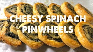 Quick Cheesy Spinach Pinwheels [upl. by Vescuso797]