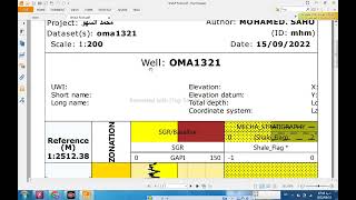 11تحديد التركيب الليتولوجي formation lithology using tech log [upl. by Yole]