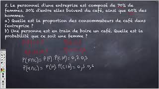 Probabilités conditionnelles  exercice 5 test [upl. by Aletta745]