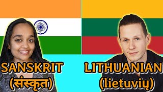 Similarities Between Sanskrit and Lithuanian [upl. by Errehs]