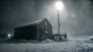 Blizzard Sounds and Howling Winds in Abandoned Weather Station Relaxing Snowstorm on Arctic Night [upl. by Gherlein661]