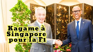 Le voyage de Kagame à Singapore pour la course de Formule 1 et non pour les intérêts du Rwanda [upl. by Pebrook]