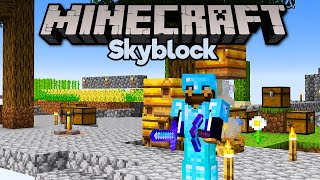 Full Diamond Armour amp Tools in Skyblock ▫ Minecraft 115 Skyblock Tutorial Lets Play Part 11 [upl. by Nylarej602]