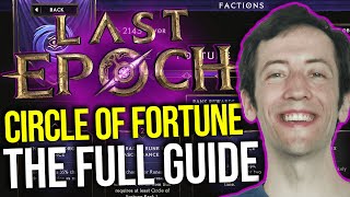 Last Epoch  Farm The Best Items With Circle Of Fortune [upl. by Nennahs]