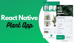 LCRN EP2  Plant App  React Native UI [upl. by Airyk]