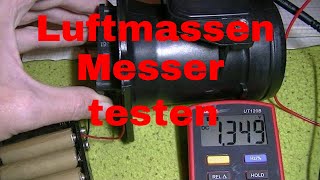 Luftmassenmesser testen  eflose 930 [upl. by Garaway]