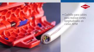 Pelacables para Cable Coaxial Knipex 16 95 01 [upl. by Leahsim371]