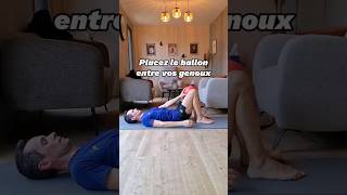 Raffermir lintérieur des cuisses avec le petit ballon pilates pilatesworkout pilatesball [upl. by Durr441]