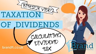 Taxation of Dividends  202223 How to calculate dividend tax CII R02 R03 R06 J02 AF1 AF4 AF5 [upl. by Llerdnad107]