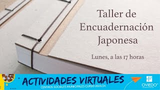 Encuadernación Japonesa Encuadernación con Pop Parte 2 cuadernillos interiores [upl. by Hultgren]