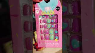 Primark Kids Mini Press on Nails shorts youtubeshorts shopping shortvideo ytshorts nails [upl. by Nomaj]