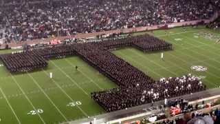 Fightin Texas Aggie Band Halftime Drill  Missouri Game at Kyle Field on November 15 2014 [upl. by Urbannai]