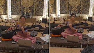 Veena Srivani Rehearsals At Anant Ambani Radhika Merchant Wedding  Manastars [upl. by Antonetta]