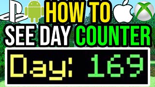 How To Enable Day Counter In Minecraft Bedrock No Mods Or Cheats [upl. by Llabmik]