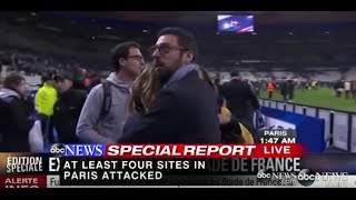 Paris Attacks Terrifying Scenes From French Stadium [upl. by Iveel]