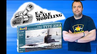 Revell UBoot Type 206A in 1144 Unboxing [upl. by Ila]