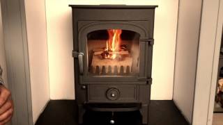 Lighting a Clearview Pioneer 400 Wood Burning Stove [upl. by Letsirc]