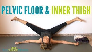 Pelvic Floor Release and Inner Thigh Stretch  Yoga for Pelvic Health [upl. by Salzhauer969]