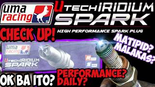 UMA IRIDIUM SPARKPLUG in Rs 150 Check up Review [upl. by Clancy673]