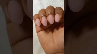 Simple natural nails with acrylic overlay NailGoals AcrylicOverlay NaturalNails NailInspiration [upl. by Nikaniki587]