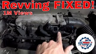 Engine Revving Up and Down at Idle FIXED [upl. by Xed]