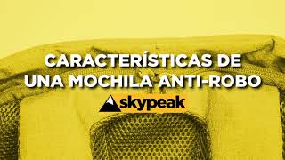 Características de Mochilas Antirrobo Skypeak [upl. by Diba]