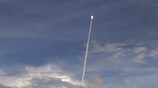 ICBM intercept test of the Groundbased Midcourse Defense GMD element Vandenberg AFB California [upl. by Ahsiryt]