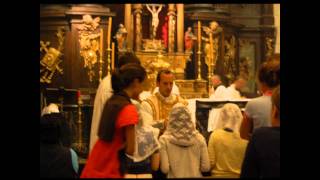 SOUL OF MY SAVIOUR  Catholic Hymn  Traditional Latin Mass [upl. by Ztnahc]