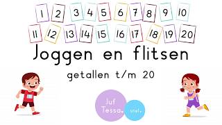 Joggen en flitsen • Getallen tm 20 • snel [upl. by Favin93]