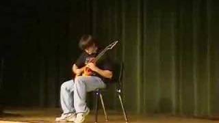 8th grader playing Eddie Van Halens Eruption Solo [upl. by Ellekcim]