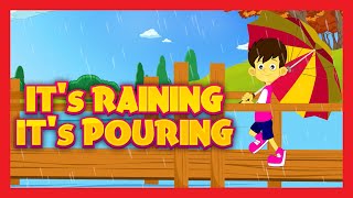 Its Raining Its Pouring Nursery Rhyme with LYRICS [upl. by Duffie613]