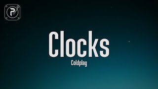 Coldplay  Clocks Lyrics [upl. by Farrington]