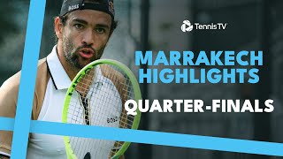 Berrettini vs Sonego Navone amp Carballes Baena Feature  Marrakech 2024 QuarterFinals Highlights [upl. by Brent]