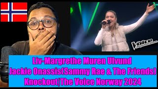 Margrethe Muren  Jackie Onassis The Voice Norway 2024 Brasiliansk reaksjon  🇳🇴 NORWAY REACTION [upl. by Briggs36]