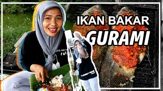 BUAT IKAN BAKAR GURAME HASIL PANCING SENDIRI RASANYA ah mantap [upl. by Santiago]