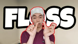 How To FLOSS Your Teeth properly dentists guide [upl. by Larrisa]