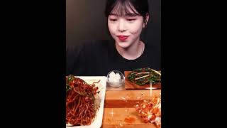 ASMR Chapagetti Chicken [upl. by Annuahsal]