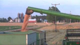 2010 Wheat Harvest  Eager Farms0001mp4 [upl. by Vonnie]