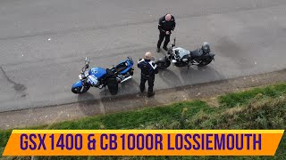 GSX1400 amp CB1000R Lossiemouth S3 E39 [upl. by Neirod]