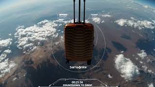 Samsonites Lightest Suitcase Completes Groundbreaking Journey to the Edge of Space [upl. by Notecnirp999]