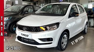 2022 Tata Tiago XTO  Rs 580L  White Colour Most Detailed Walkaround Review [upl. by Higgs]