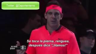 DEL POTRO FURIOSO CON HAASE quotQUE PEDAZO DE FANTASMA QUE SOS LA C DE TU MADREquot [upl. by Crotty]