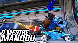 MUITA BAGUNÇA NO MINIGAME DO MESTRE MANDOU QUE FODA  Rocket League [upl. by Karlen665]