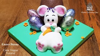 How To Make  Easter Bunny Cake Topper [upl. by Madelle480]