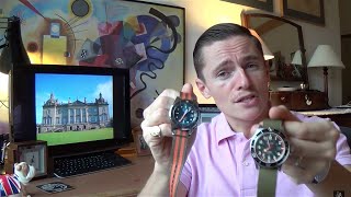 The Best Mid Range Swiss Automatic Diver Duel  Glycine Combat Sub Vs Squale 1521 [upl. by Dav283]